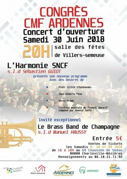 Concert des 150 ans de l'Harmonie SNCF villers-semeuse