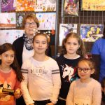 Remise de prix des dessins d'Halloween de l'APEVS