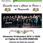Concert de Noël à l'Eglise villers-semeuse