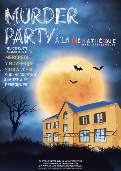 Murder party médiathèque de villers-semeuse