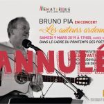 Concert de Bruno Pia ANNULÉ de villers-semeuse