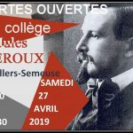 Portes ouvertes du Collège Jules leroux de villers-semeuse