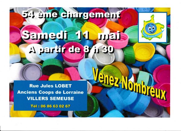 54ème chargement des P'tits Bouchons d'Ardennes de villers-semeuse