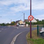 "Interdiction de tourner à droite" à l'angle de la rue Camille Didier et avenue du Gros Caillou de villers-semeuse