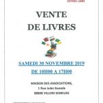 vente-de-livres-30-nov.19 villers-semeuse