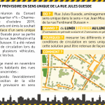 AMÉNAGEMENT PROVISOIRE RUE JULES GUESDE DE VILLERS-SEMEUSE