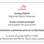 commémoration fête nationale 14 juillet de villers-semeuse