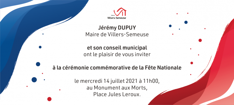 Cérémonie commémorative de la Fête Nationale de villers-semeuse