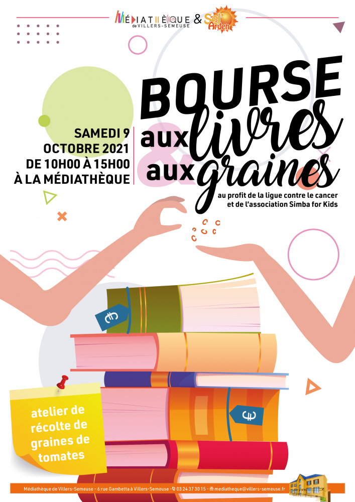 médiathèque de Villers-semeuse bourse aux livres et aux graines