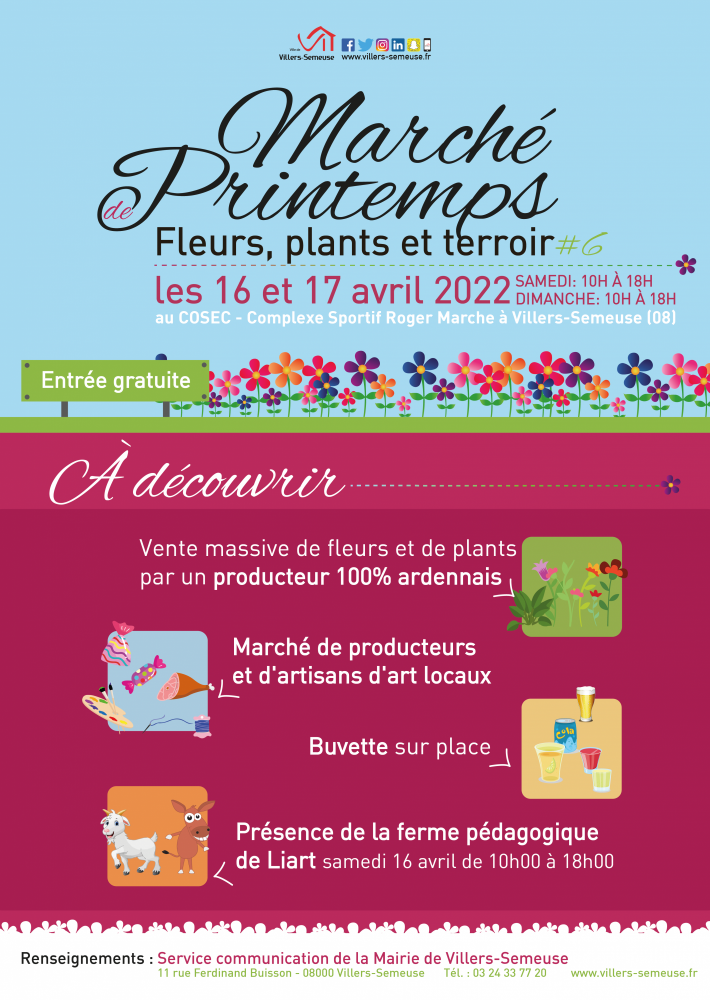 marché de printemps villers-semeuse