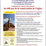 Anniversaire des 400 ans de la consécration de l'église