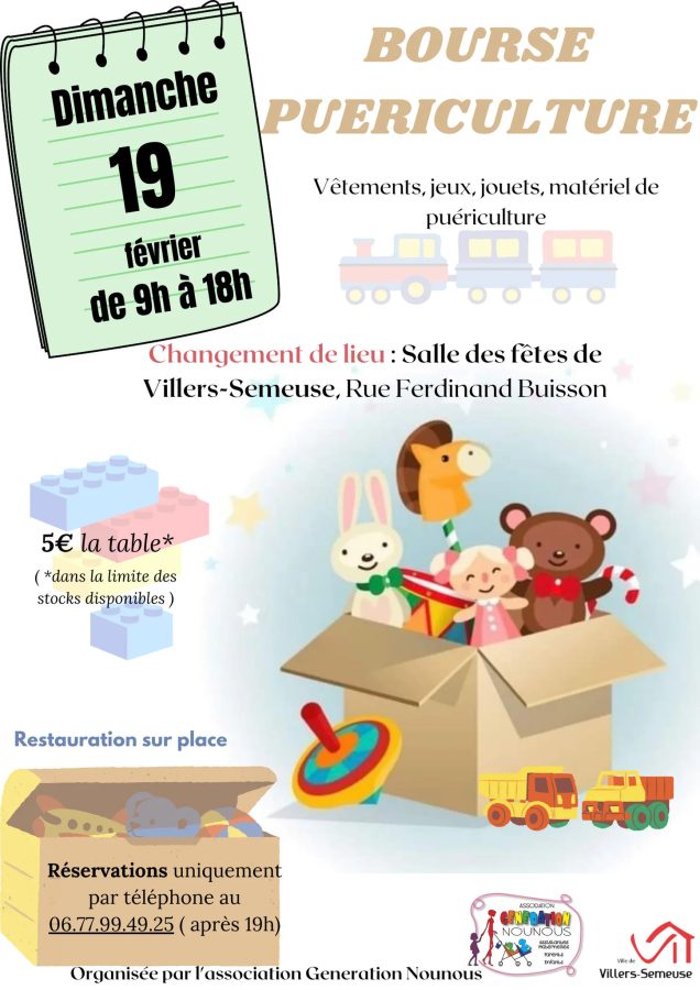 BOURSE puériculture génération nounous